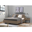 POLSTERBETT Matratze, Lattenrost Hellbraun 180/200 cm  - Hellbraun/Anthrazit, Design, Holz/Textil (180/200cm) - Johann Jakob