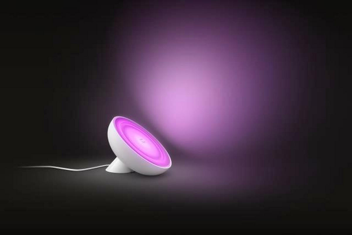 LED-TISCHLEUCHTE White Color Bloom 13/12,6 cm   - Weiß, Design, Kunststoff (13/12,6cm) - Philips HUE