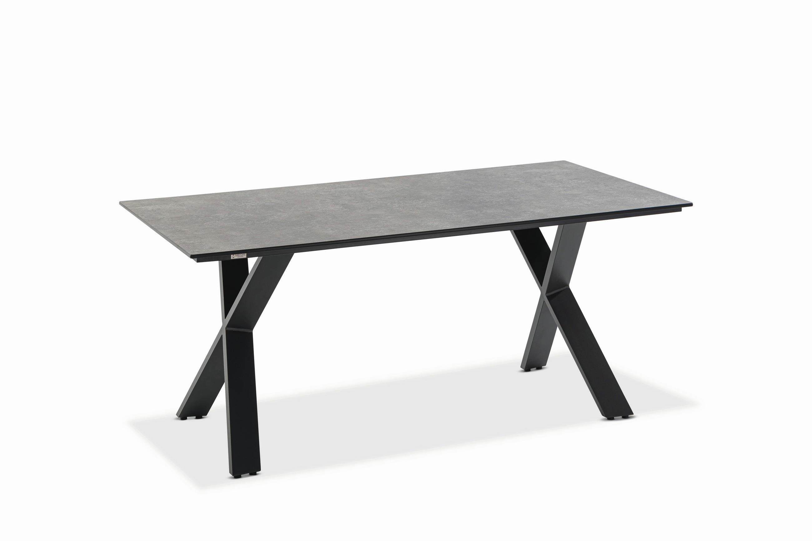 Niehoff Garden Gartentisch Anthrazit, Grau 95x76x160 cm