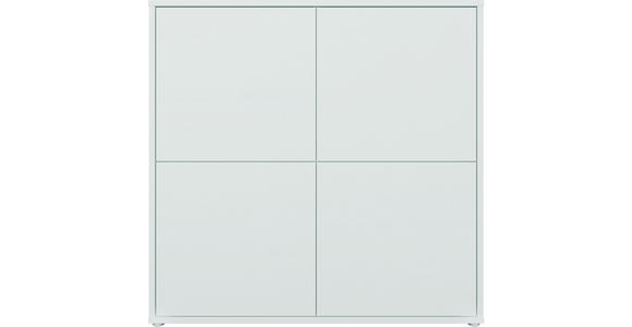 HIGHBOARD  124,5/121,5/34,9 cm  - Hellgrau/Grau, MODERN, Holzwerkstoff/Kunststoff (124,5/121,5/34,9cm) - Carryhome