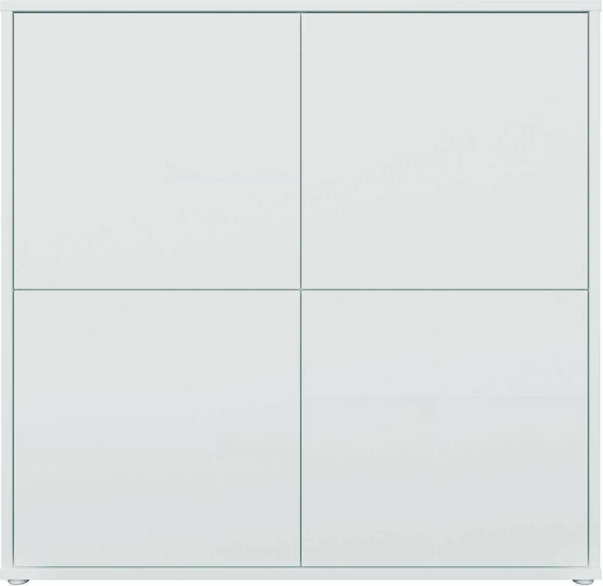 HIGHBOARD  124,5/121,5/34,9 cm  - Hellgrau/Grau, MODERN, Holzwerkstoff/Kunststoff (124,5/121,5/34,9cm) - Carryhome