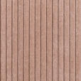 XXL-SESSEL Cord Rosa - Beige/Dunkelbraun, Design, Holz/Textil (121/100/140cm) - Ambia Home