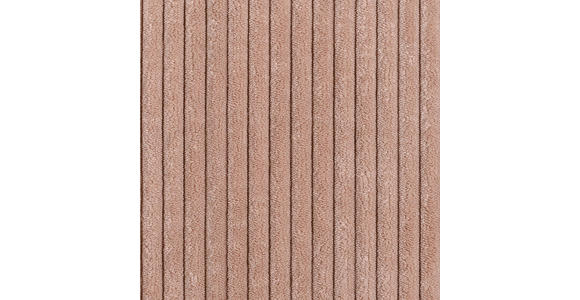 XXL-SESSEL Cord Rosa - Beige/Dunkelbraun, Design, Holz/Textil (121/100/140cm) - Ambia Home