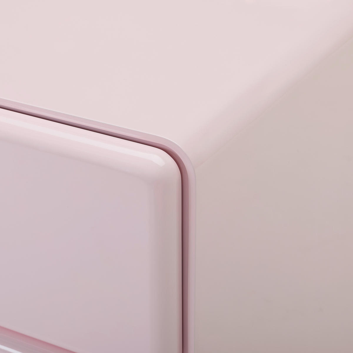 NACHTSCHRANK 56,5/56,5/42,5 cm  - Rosa, Design, Holzwerkstoff (56,5/56,5/42,5cm) - Novel