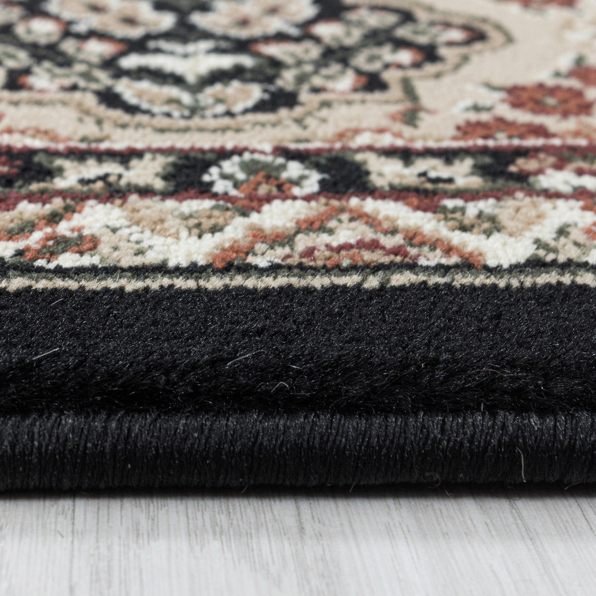 WEBTEPPICH 200/290 cm Kashmir 2603 Schwarz Schwarz  - Schwarz, LIFESTYLE, Textil (200/290cm)