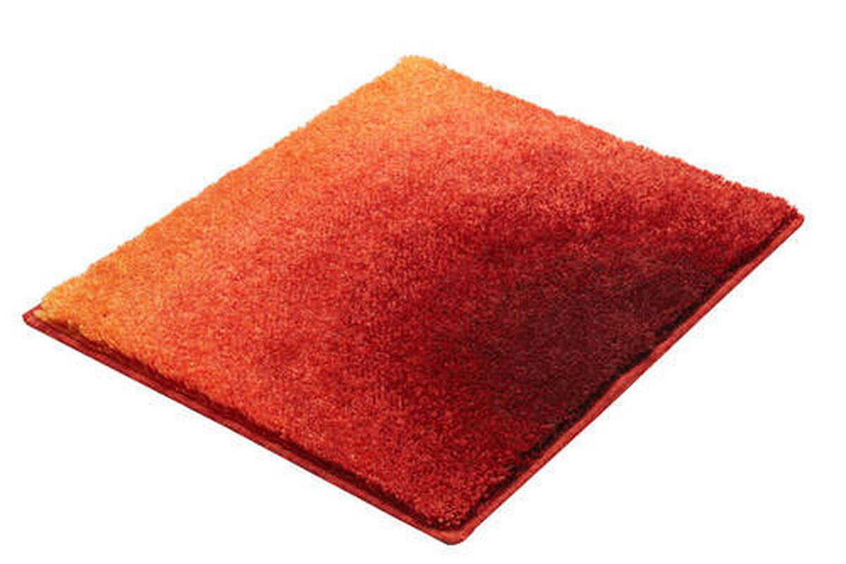 PŘEDLOŽKA K BIDETU, 50/60 cm - oranžová, Basics, textil/plast (50/60cm) - Grund
