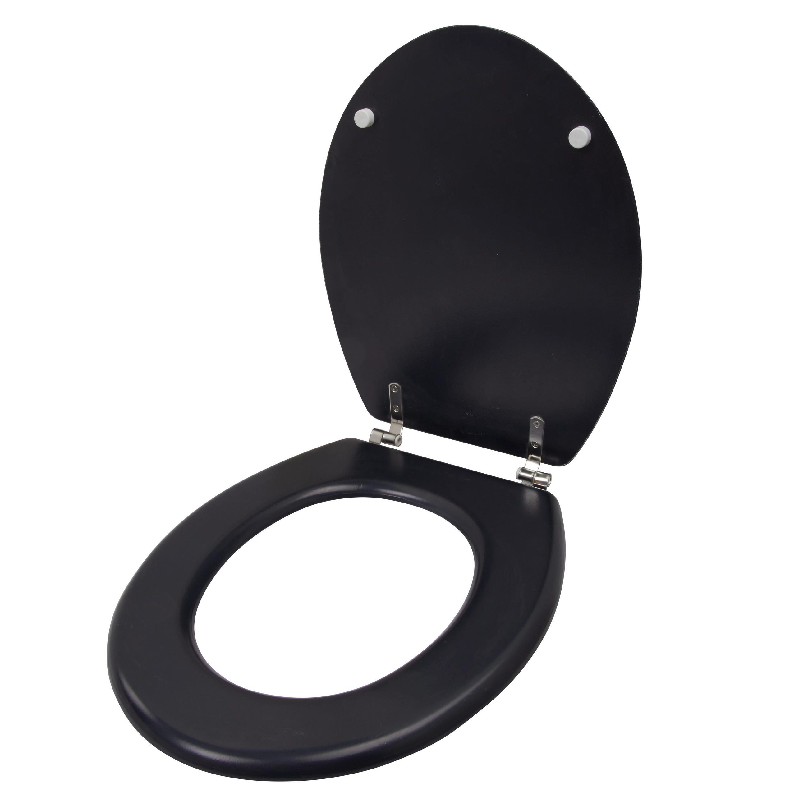 WC-SITZ Anthrazit  - Anthrazit, Basics, Kunststoff (45/36/5cm)