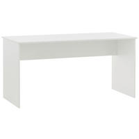 PSACÍ STŮL, bílá, 144/65/73,6 cm - bílá, Moderní, kompozitní dřevo (144/65/73,6cm) - MID.YOU