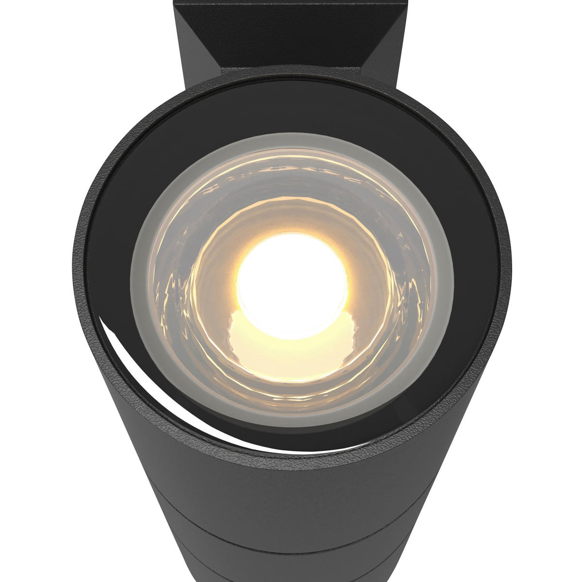 WANDLEUCHTE 6,4/18/11,5 cm   - Schwarz, Basics, Glas/Metall (6,4/18/11,5cm) - MAYTONI