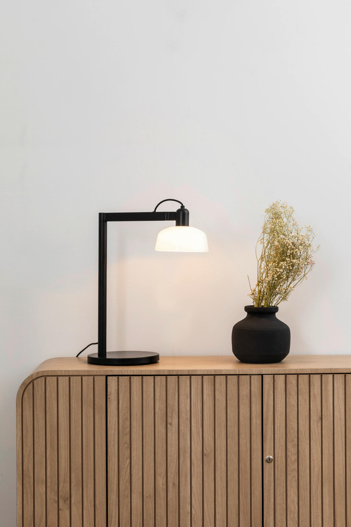 Faro Barcelona TISCHLEUCHTE Opal 45cm × 25cm × 58cm