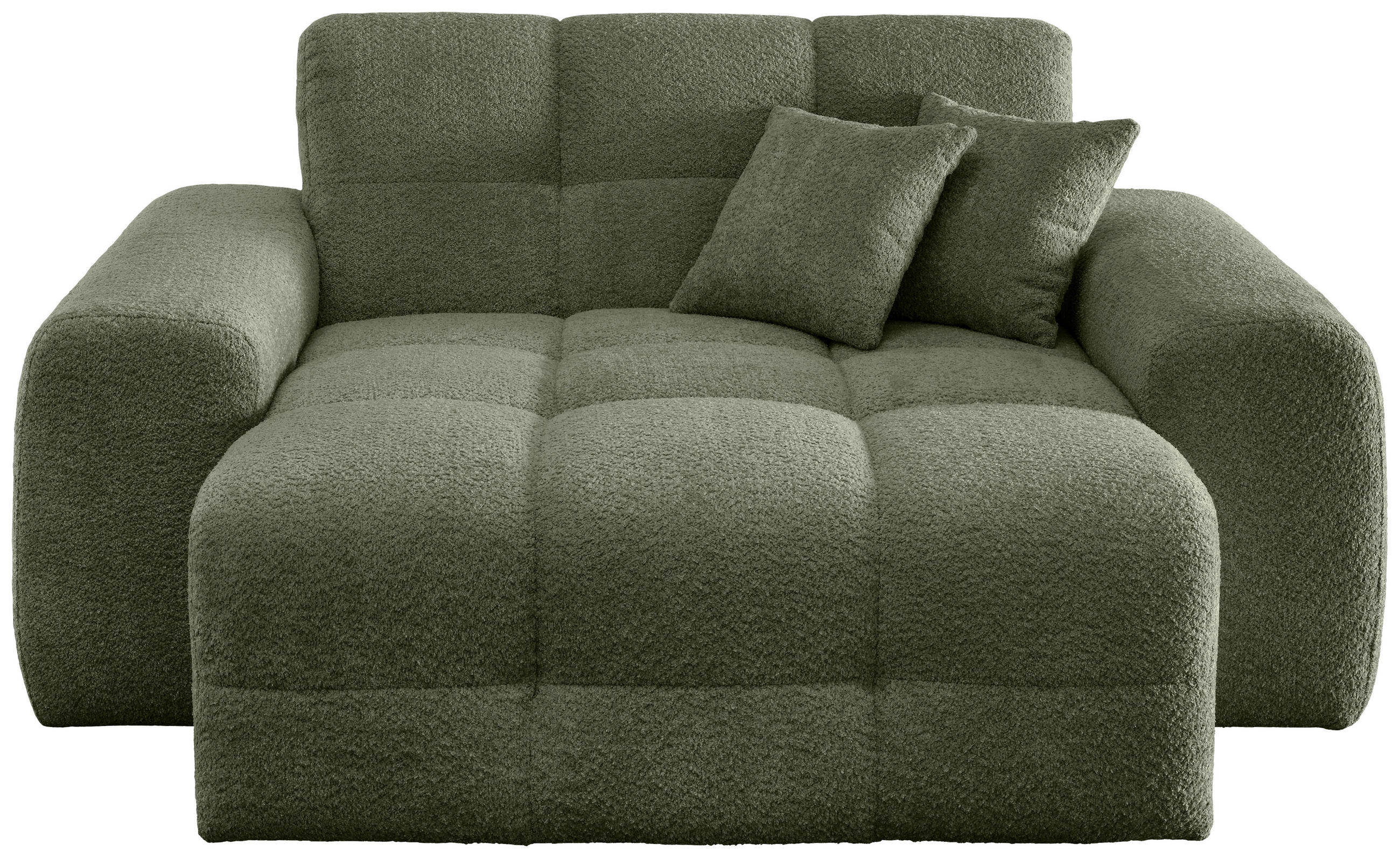 XXL-SESSEL - Waldgrün/Schwarz, MODERN, Kunststoff/Textil (181/87/155cm) - Livetastic