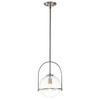 SVJETILJKA VISEĆA  28.9/50.3 cm      Elstead Somerset  - boje nikla, Design, staklo/metal (28.9/50.3cm) - Elstead Lighting
