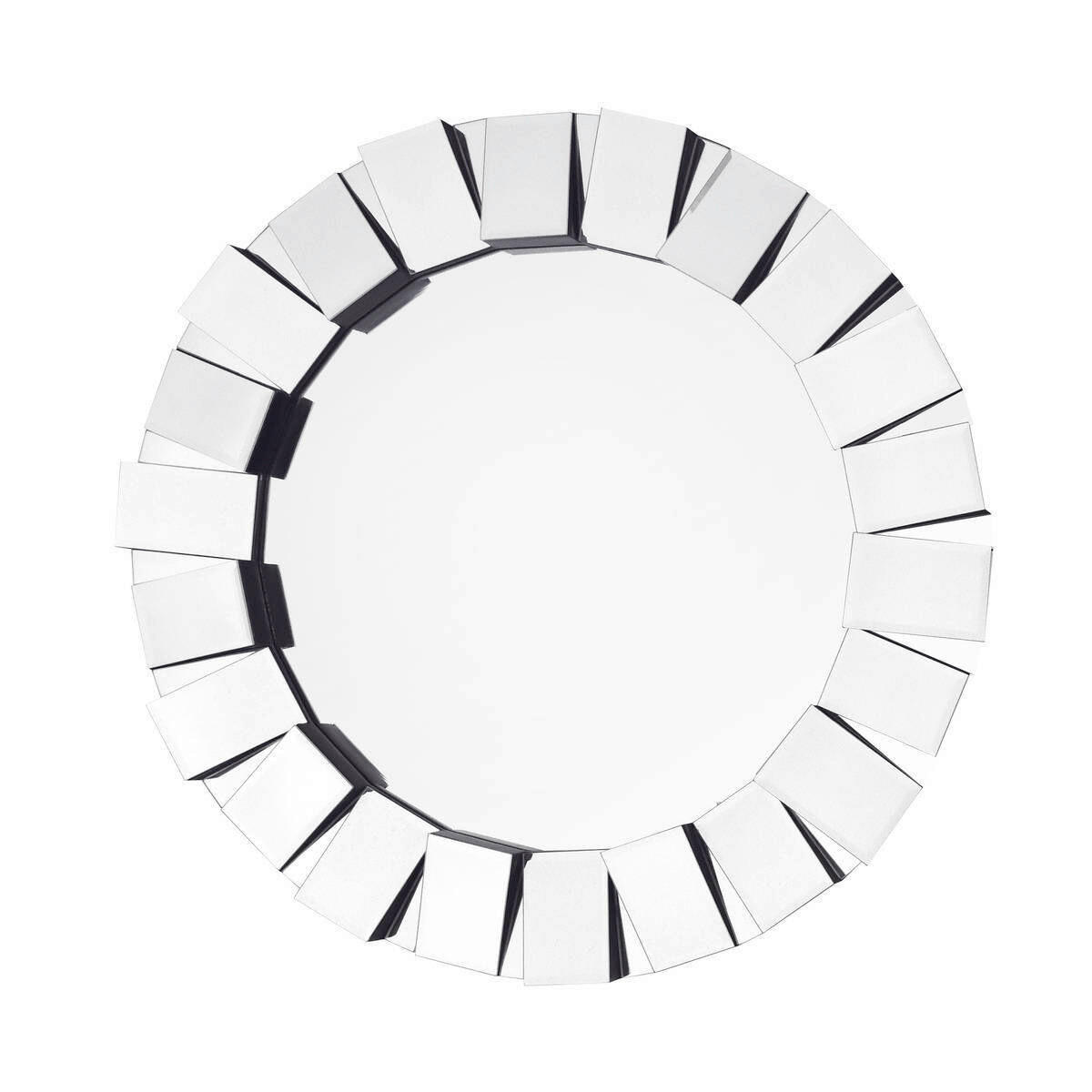 WANDSPIEGEL 80/80/5 cm  - Silberfarben, Basics, Glas/Metall (80/80/5cm) - Kayoom