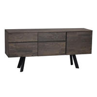 SIDEBOARD 170/79/42 cm  - Design, metall/trä (170/79/42cm) - Rowico