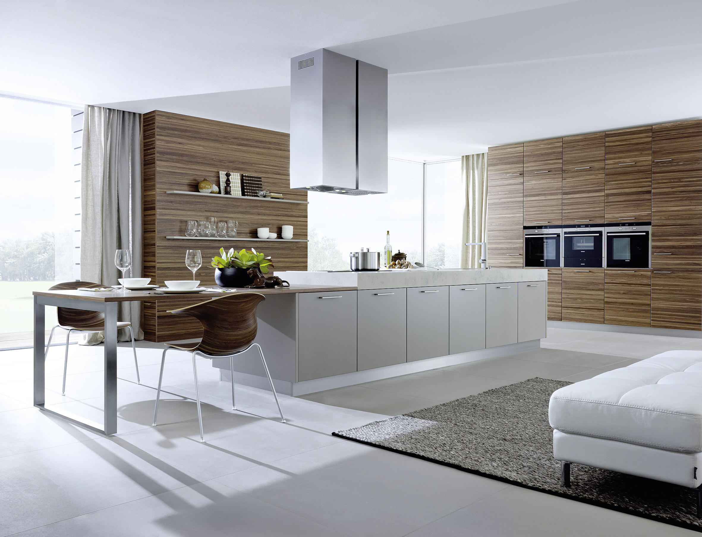 EINBAUKÜCHE   - Design, Holz/Holzwerkstoff - Next 125