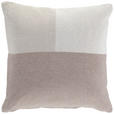 ZIERKISSEN  48/48 cm   - Taupe/Beige, Textil (48/48cm) - Novel