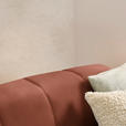 ECKSOFA in Chenille Cognac  167/311 cm  - Cognac/Schwarz, Design, Textil/Metall (167/311cm) - Xora