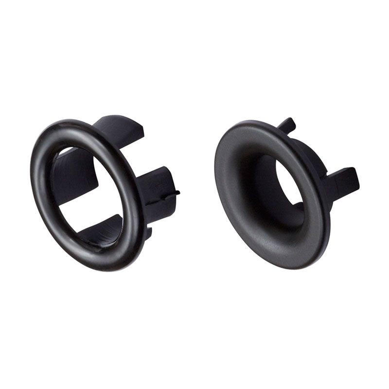 AB- UND ÜBERLAUFGARNITUR ZDVROS01  - Schwarz, Basics, Kunststoff (3/1,2/3cm) - Musterring