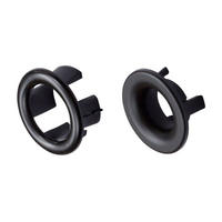 AB- UND ÜBERLAUFGARNITUR ZDVROS01  - Schwarz, Basics, Kunststoff (3/1,2/3cm) - Musterring