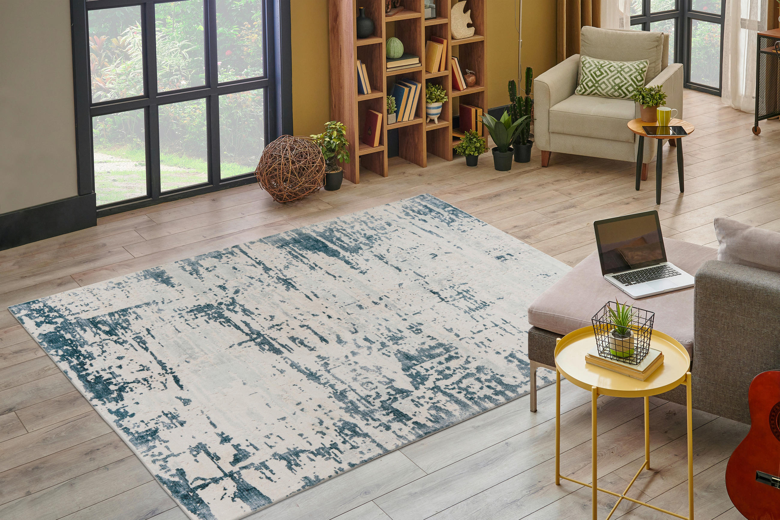 VINTAGE KOBEREC, 80/150 cm, modrá - modrá, Konvenční, textil (80/150cm)