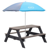 KINDER-GARTENSET Holz  - Blau/Grau, KONVENTIONELL, Holz (97,7/48,7/95cm) - B&B Italia