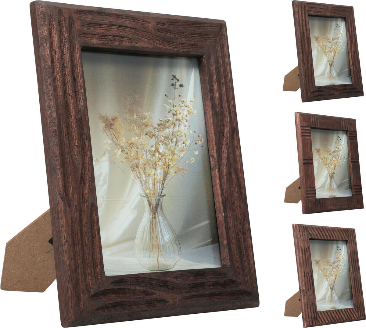 RÁM NA FOTOGRAFIE,  foto  x  - viacfarebná, Basics, drevo (21.5/27.5/2cm)