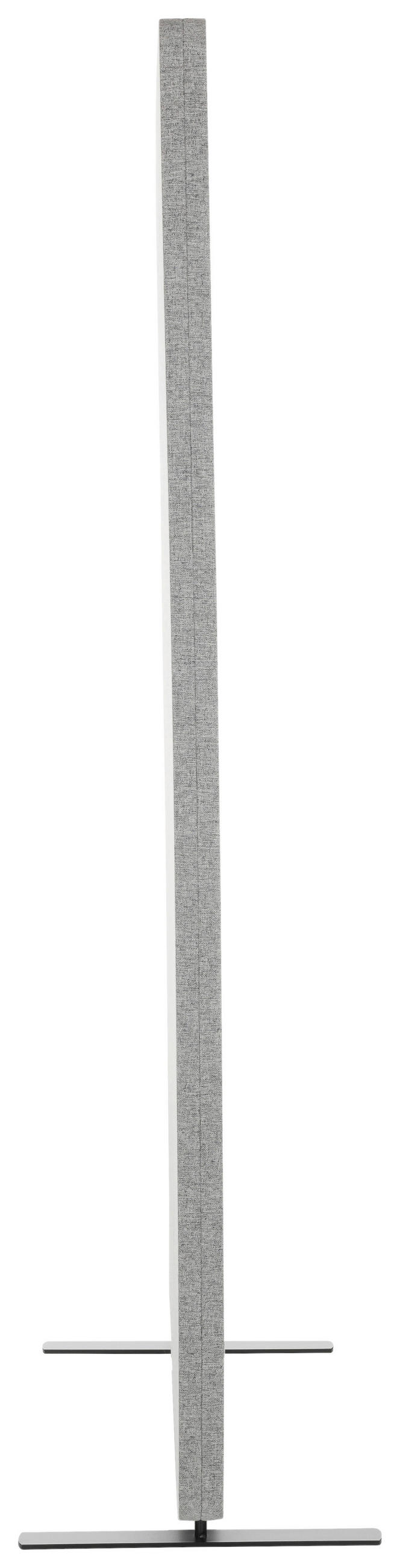 TRENNWAND Textil, Metall, Kunststoff Hellgrau  - Hellgrau, Basics, Kunststoff/Textil (80/142/35cm) - MID.YOU