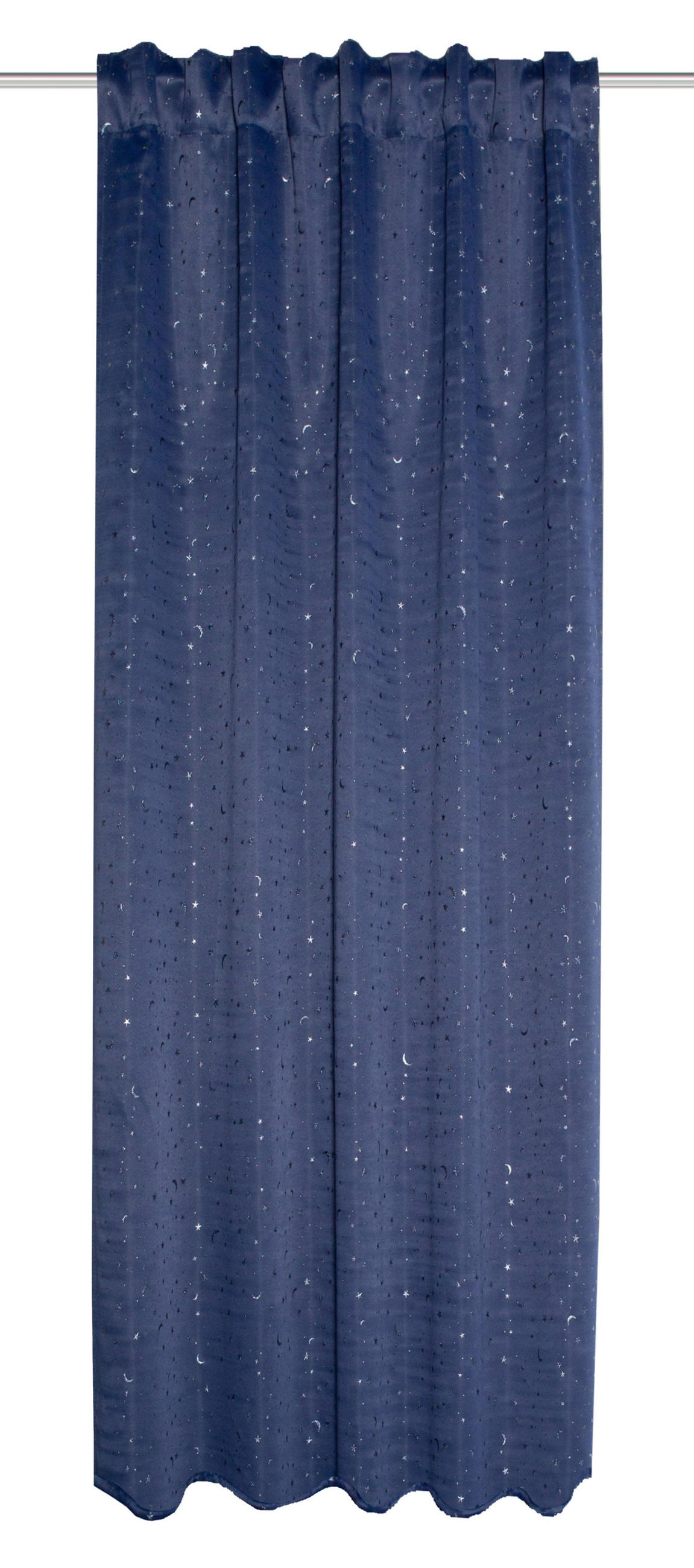 FERTIGVORHANG Cielo blickdicht 135/245 cm   - Dunkelblau, Basics, Textil (135/245cm)