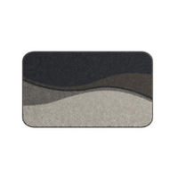 BADEMATTE Braun 65/115 cm  - Braun, Basics, Kunststoff/Textil (65/115cm) - Grund