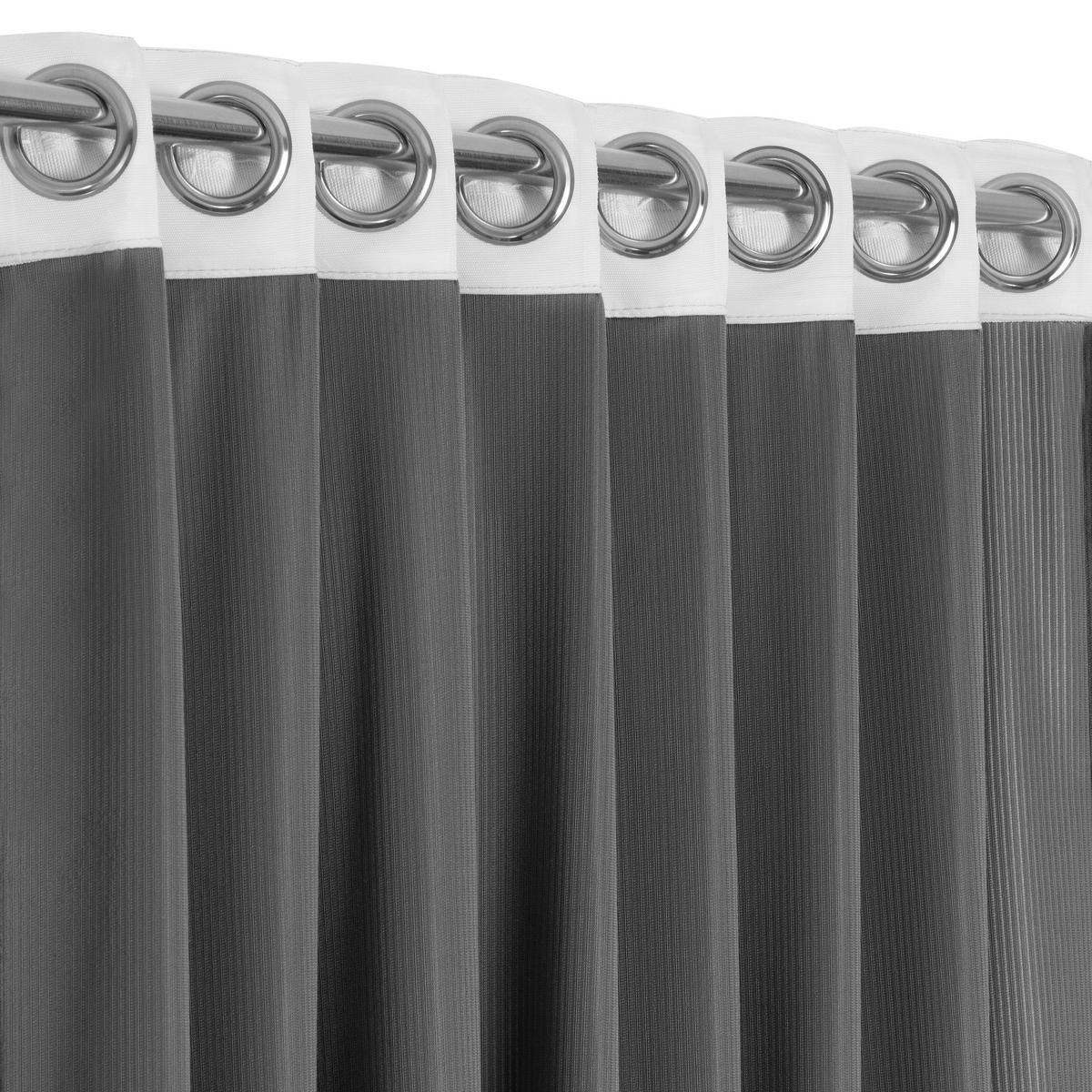 FERTIGVORHANG blickdicht  - Anthrazit, Basics, Textil (140/240cm)