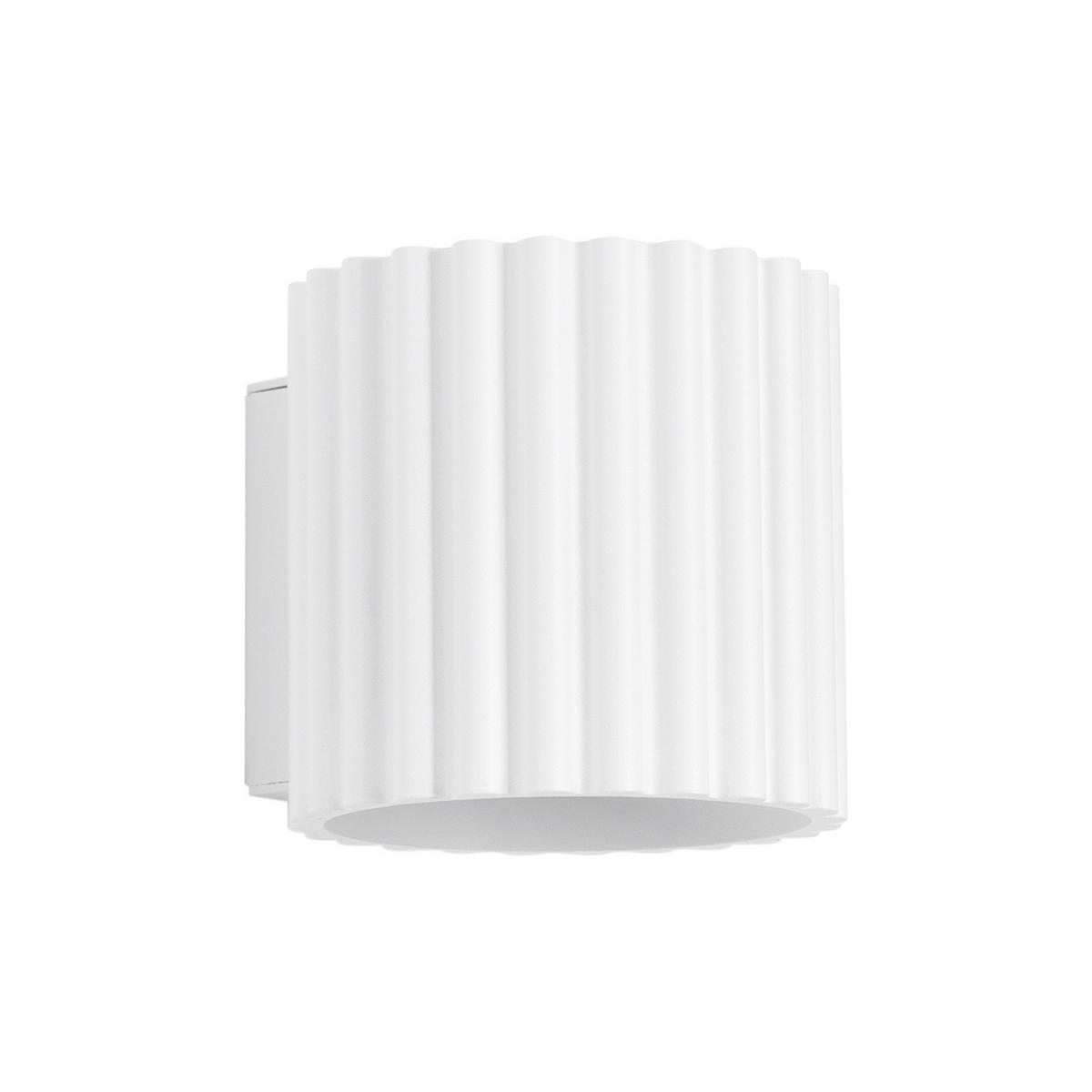 WANDLEUCHTE AURA 10/12/10 cm   - Weiß, Design, Metall (10/12/10cm)