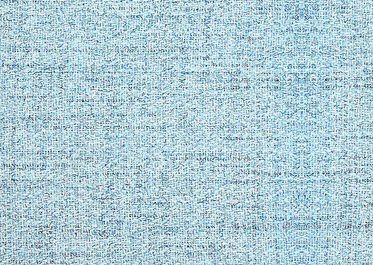ECKSOFA in Chenille Blau, Hellblau  - Chromfarben/Blau, Design, Textil (207/301cm) - Xora