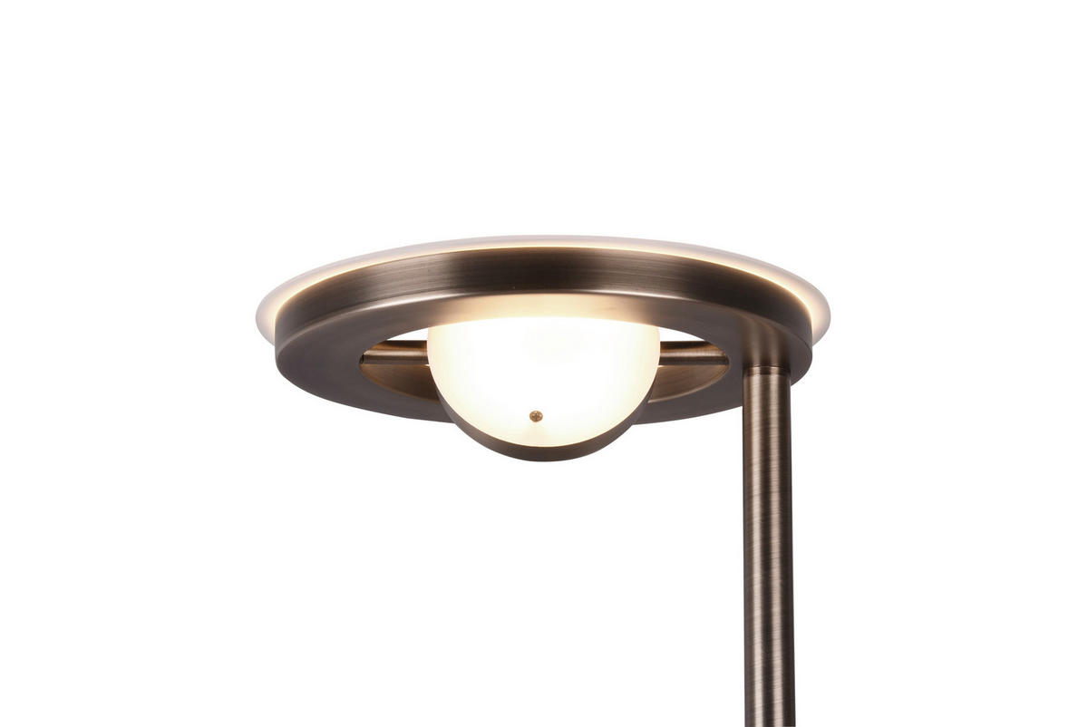 LED-STEHLEUCHTE - Messingfarben, Basics, Metall (181/30cm) - Trio Leuchten