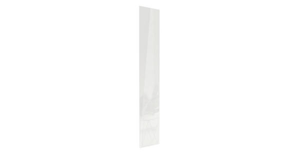HOCHGLANZTÜR 45,3/234,8/1,8 cm Weiß Hochglanz - Weiß Hochglanz, KONVENTIONELL, Holzwerkstoff (45,3/234,8/1,8cm) - Hom`in