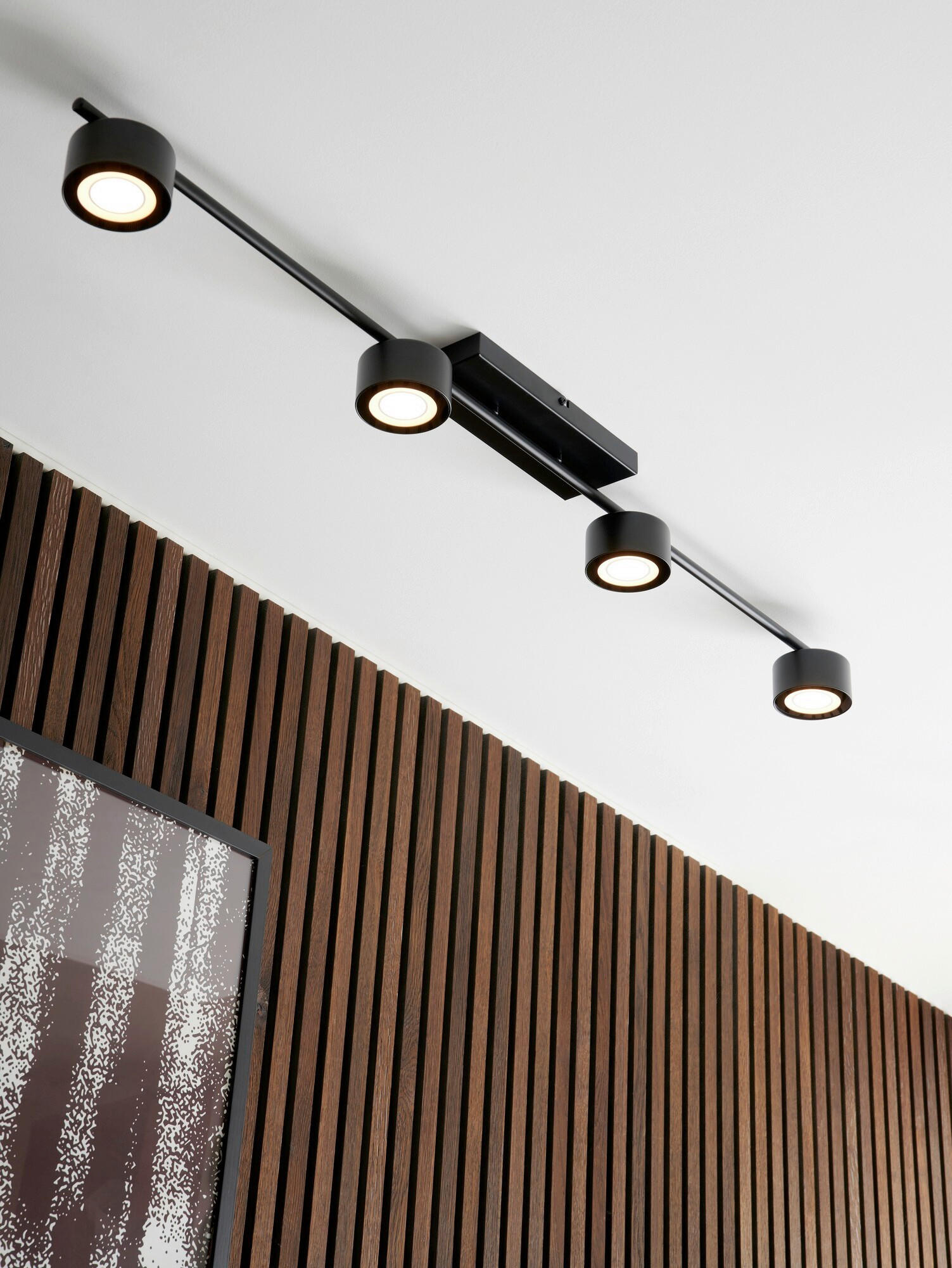 LED-DECKENSTRAHLER   - Schwarz, KONVENTIONELL, Metall (115,5/9,25cm) - Nordlux