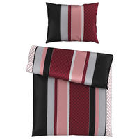 POSTELJINA KISTA 140/200 cm saten bobica  - bobica, Dizajnerski, tekstil (140/200cm) - Novel