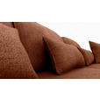 ECKSOFA Terracotta Chenille  - Terracotta/Grau, KONVENTIONELL, Kunststoff/Textil (293/205cm) - Carryhome