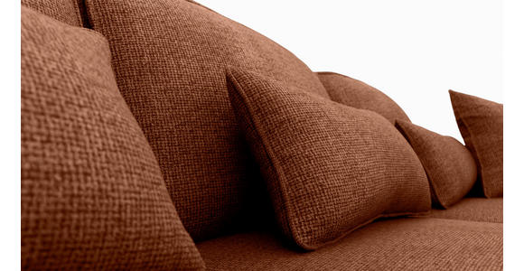 ECKSOFA Terracotta Chenille  - Terracotta/Grau, KONVENTIONELL, Kunststoff/Textil (293/205cm) - Carryhome
