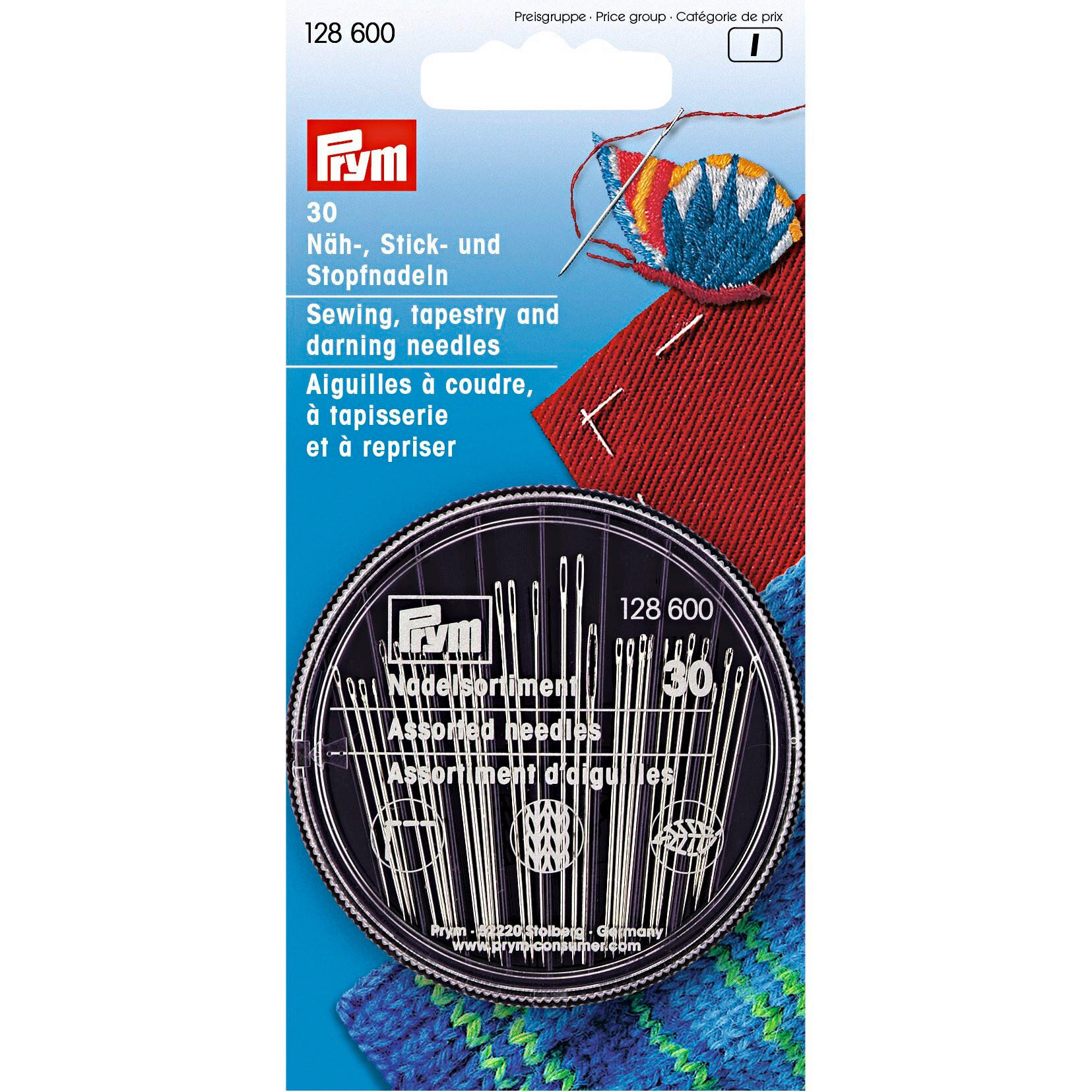 NÄHNADELNSET - Silberfarben, Basics, Metall (6.7/14.0/0.6cm)
