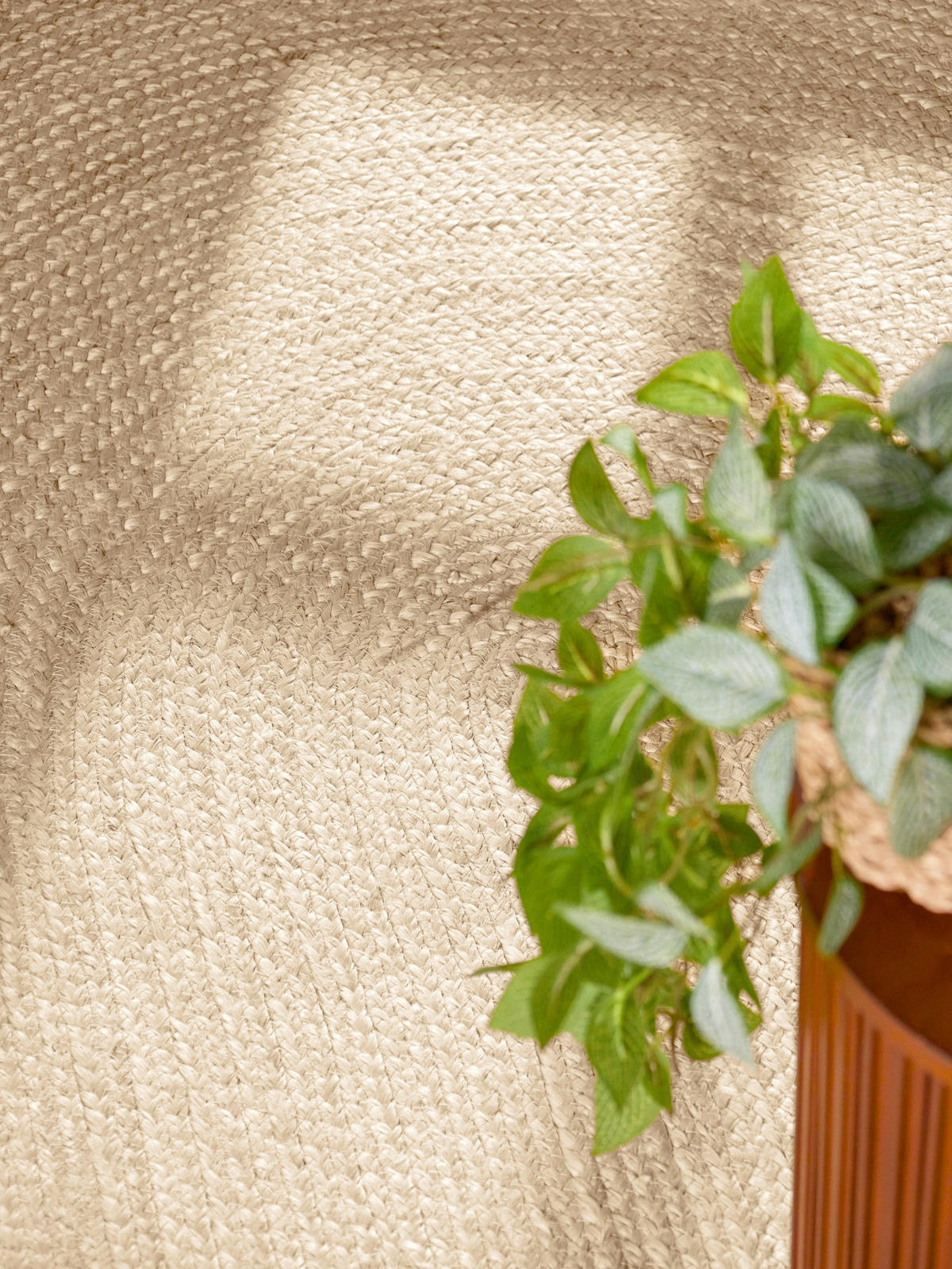 JUTETEPPICH 160/230 cm Jute Braided Champagner oval  - Champagner, Basics, Textil (160/230cm) - Hanse Home