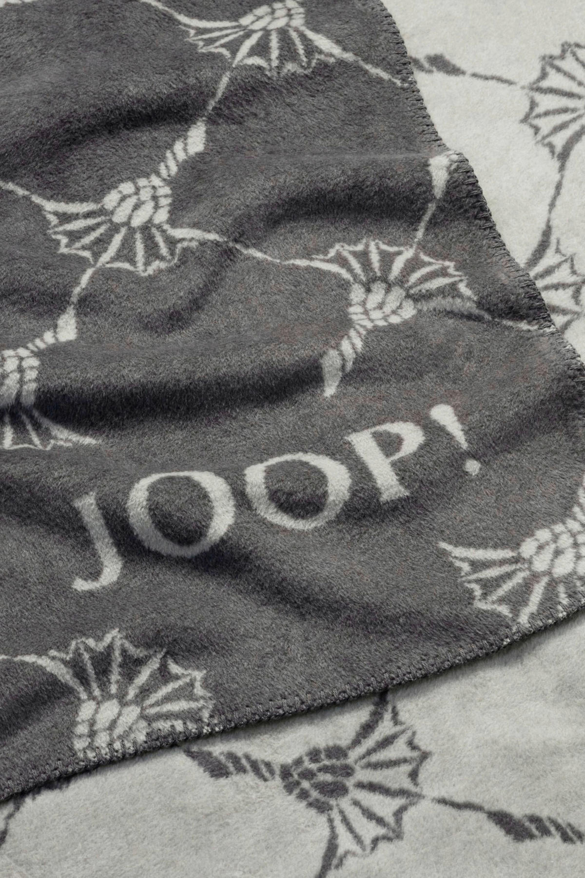 DECKE 150/200 cm  - Schieferfarben/Hellgrau, Basics, Textil (150/200cm) - Joop!