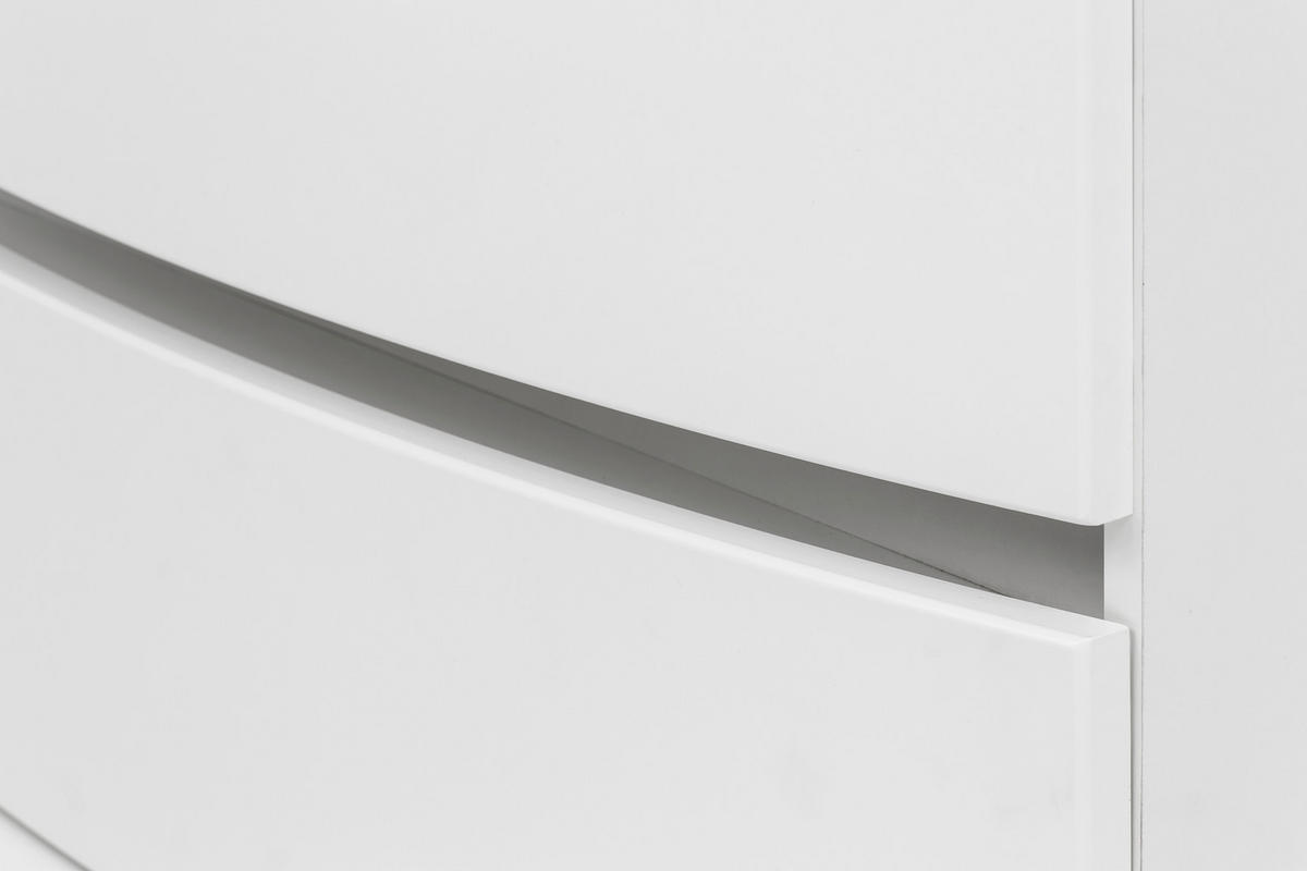 WASCHTISCHKOMBI 80 cm  - Weiss/Grau, Konventionell, Glas/Holzwerkstoff (80cm) - Held