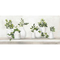 LEINWANDBILD Stillleben, Blumen 115/55 cm  - Multicolor, Natur, Holz/Papier (115/55cm) - Euroart