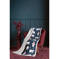 TAKARÓ 150/200 cm  - többszínű, Basics, textil (150/200cm) - X-Mas