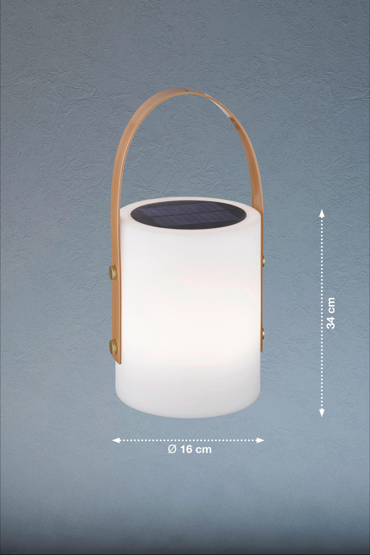 LED-AUßENLEUCHTE 16/34 cm   - Weiß, Basics, Kunststoff (16/34cm)