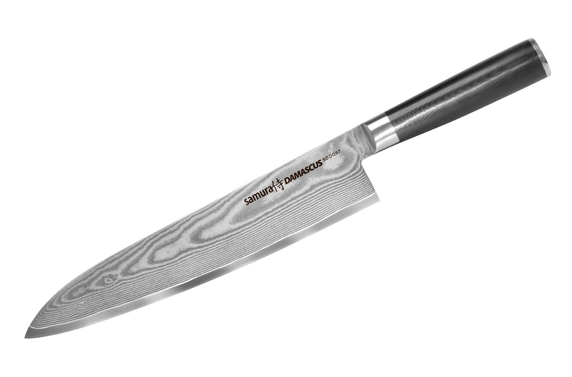 NOŽ KUHINJSKI Damascus 37,8/5,2/2,5 cm ugljični čelik - Basics, metal/plastika (37,8/5,2/2,5cm) - Samura
