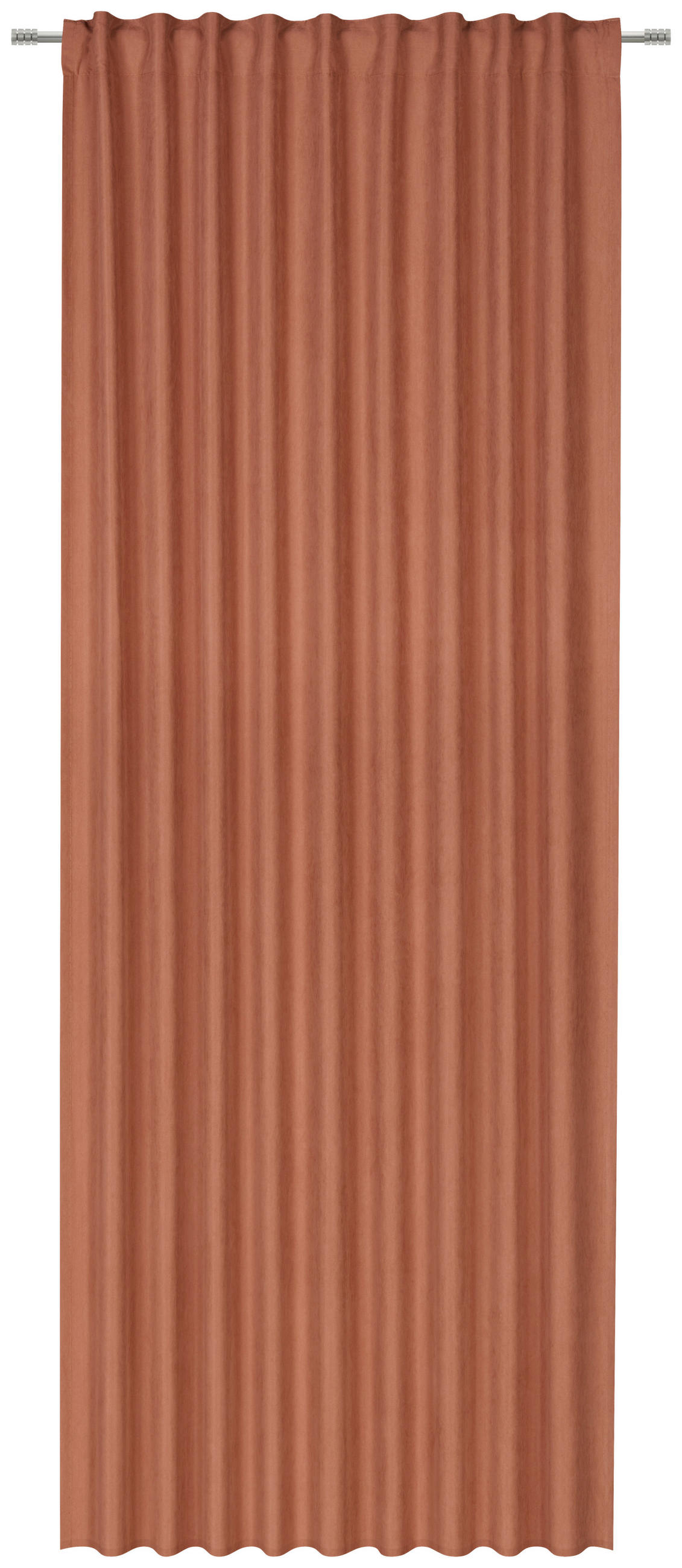 FERTIGVORHANG blickdicht  - Kupferfarben, Basics, Textil (140/245cm) - Esposa