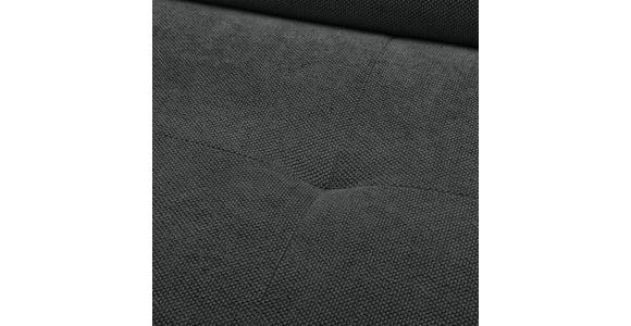 ECKSOFA in Webstoff Dunkelgrau  - Dunkelgrau/Schwarz, Design, Textil/Metall (280/235cm) - Hom`in