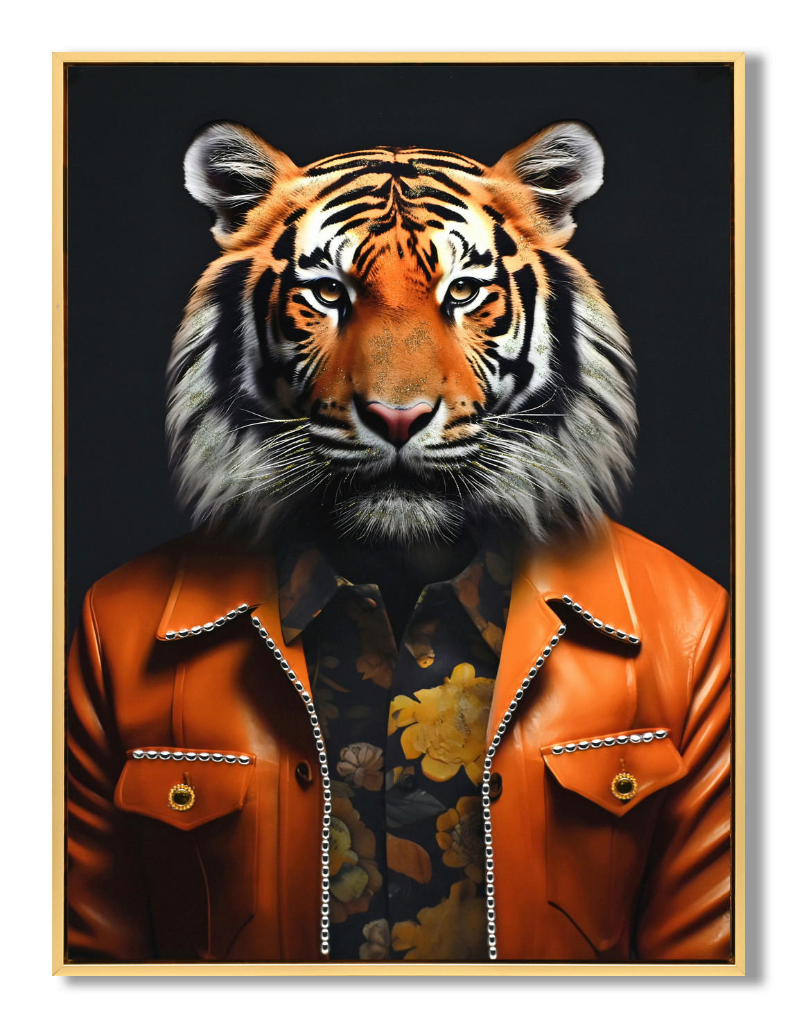 XXXL OBRAZ NA PLÁTNE, zvieratá, 52.5/72.5/2.8 cm