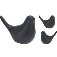 DEKORATIONSFÅGEL - svart, Basics (12,8cm)